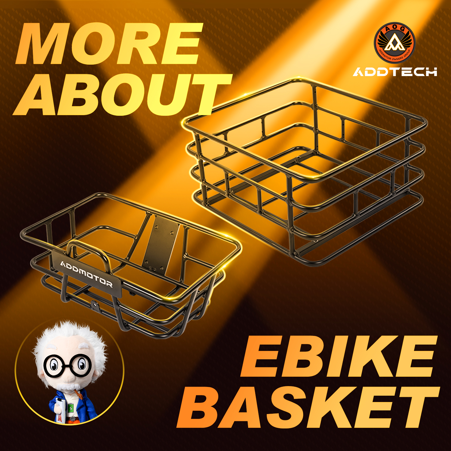 ADDTECH | Ebike Mechanical Components - Basket