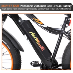 Addmotor MOTAN M 5800 E Bike 1000W Bafang BBSHD Mid Drive Motor 48V 17.5Ah 26 Inch Electric Fat Bike