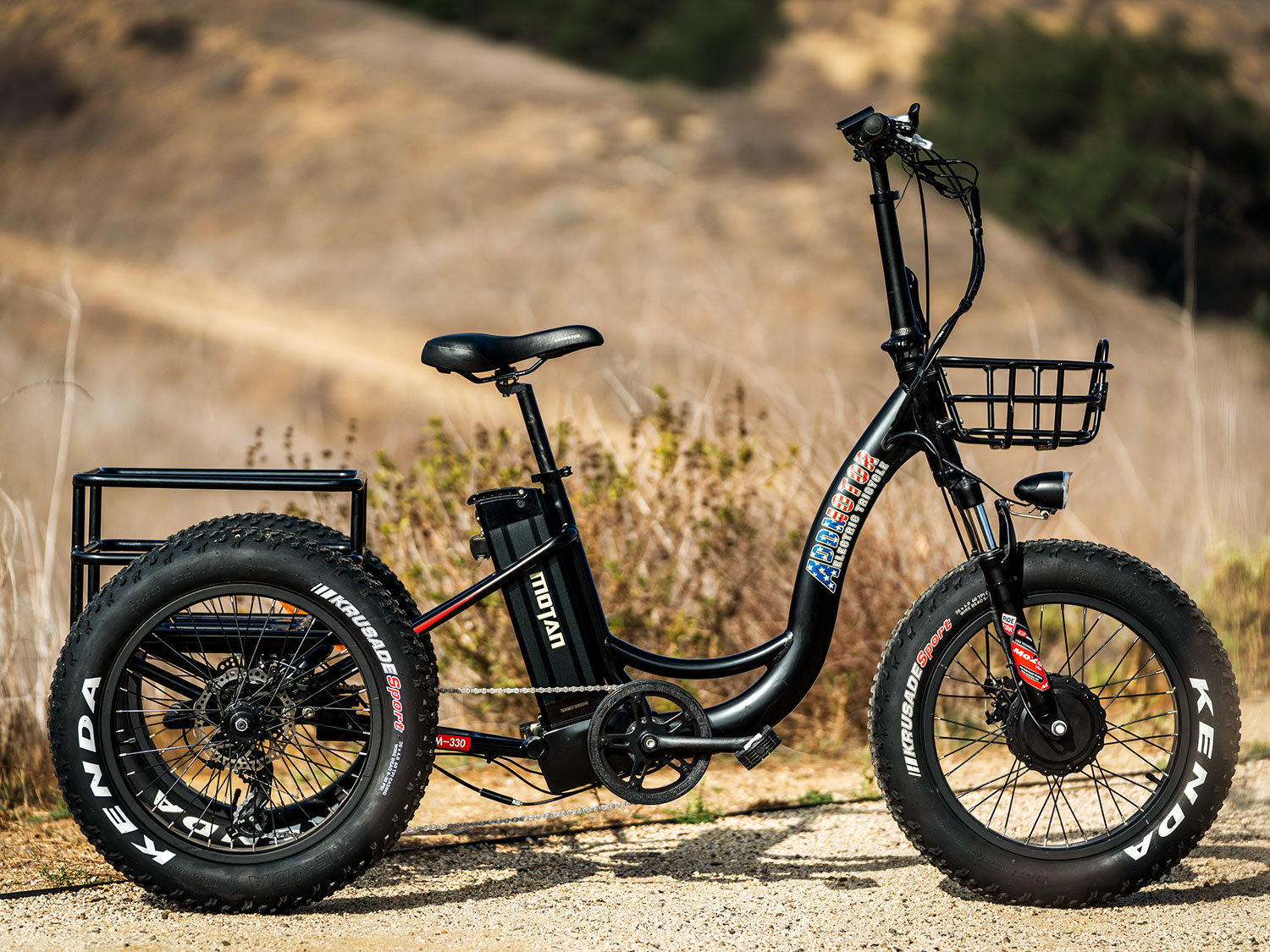 addmotor motan fat tire trike