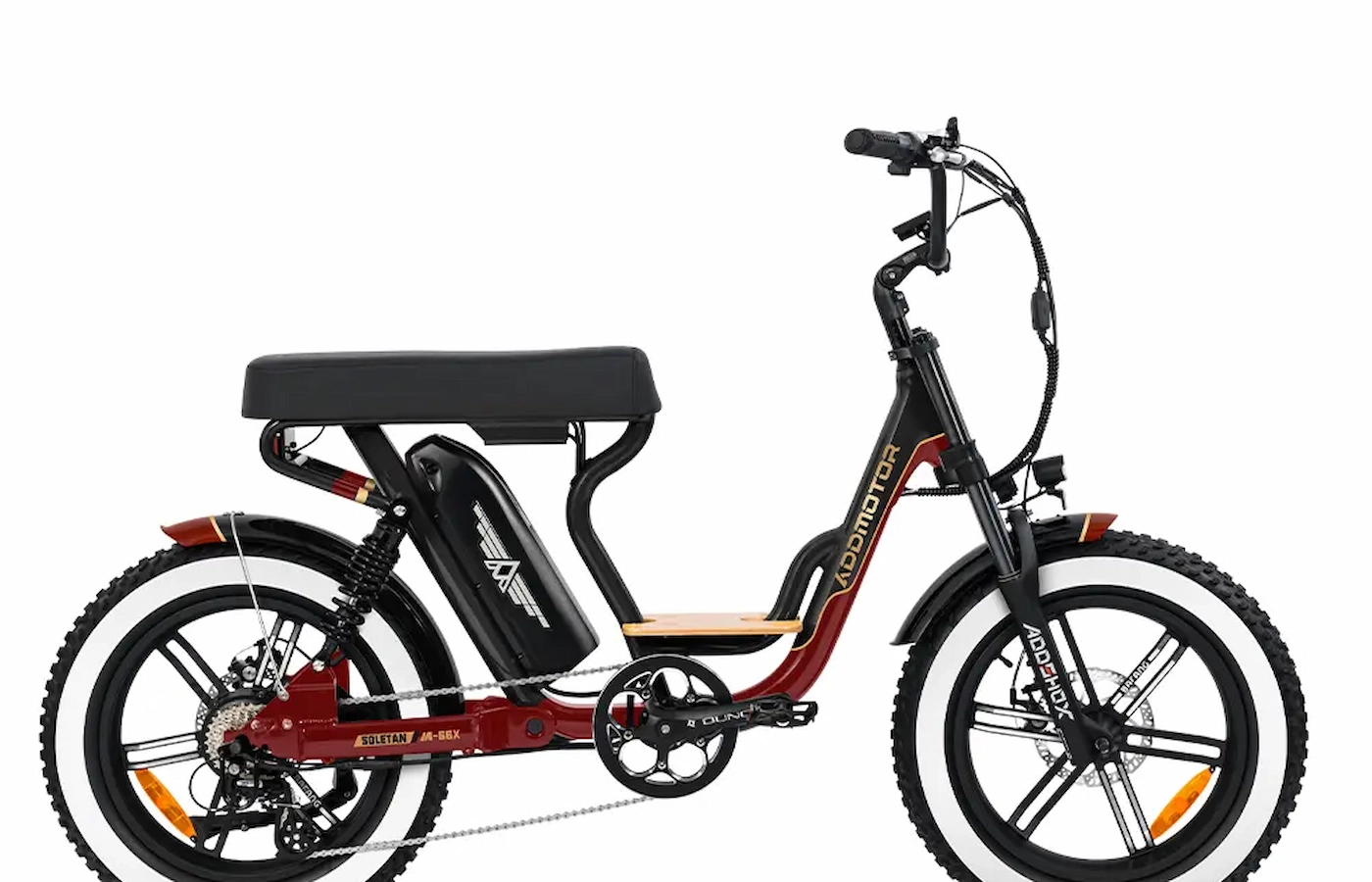 Full Suspension Electric Moped Bike For Adults