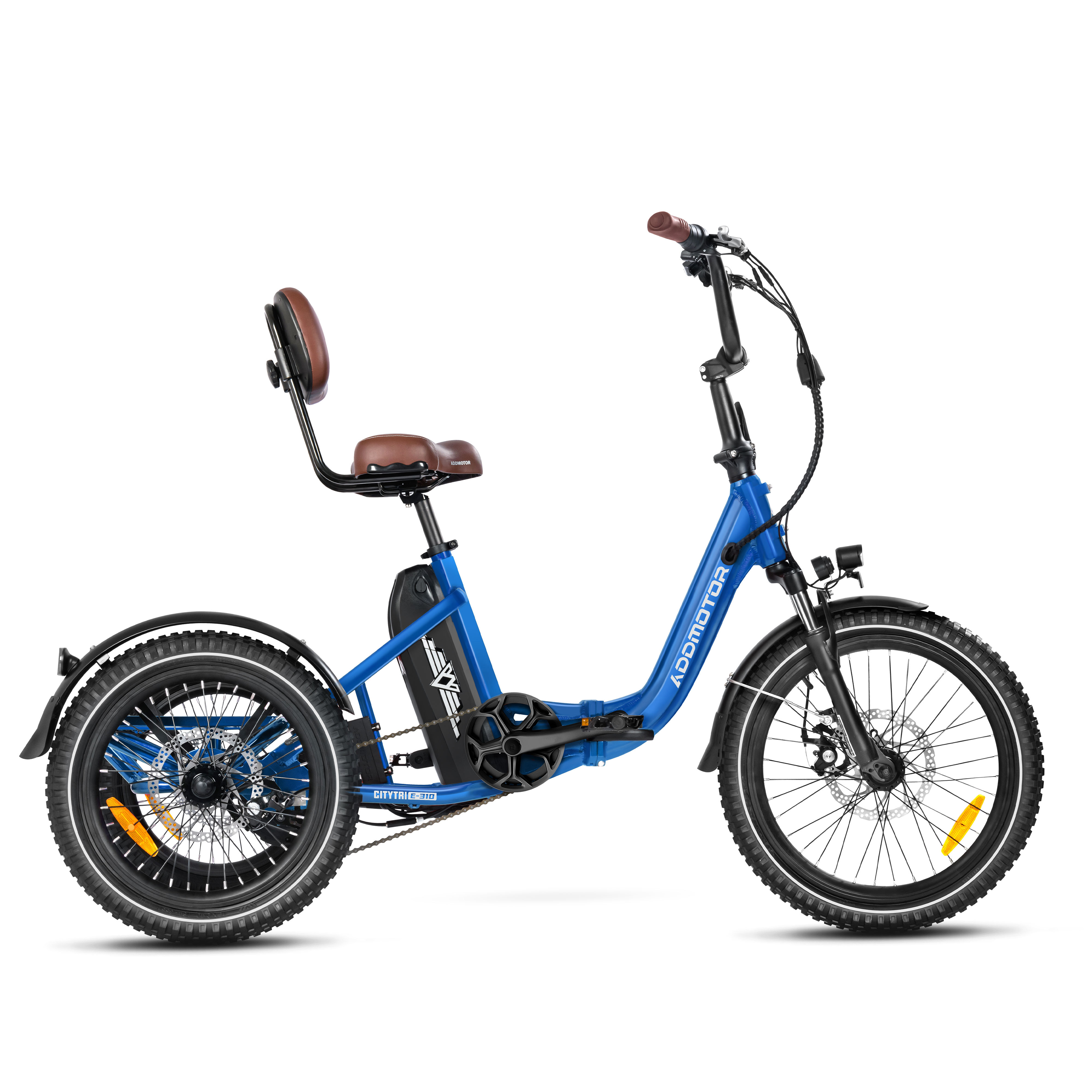 Addmotor Citytri E-310 750W Electric Trike for Adults Best Electric Tricycle Under $2000 Up To 94 Miles - Candy Red