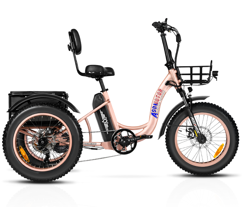 TRIKETAN M-330 electric trike longer range, 8 shining colors