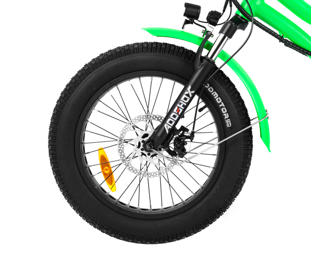 feature of 4-inch fat tire of arisetan II M-360 2024 etrike