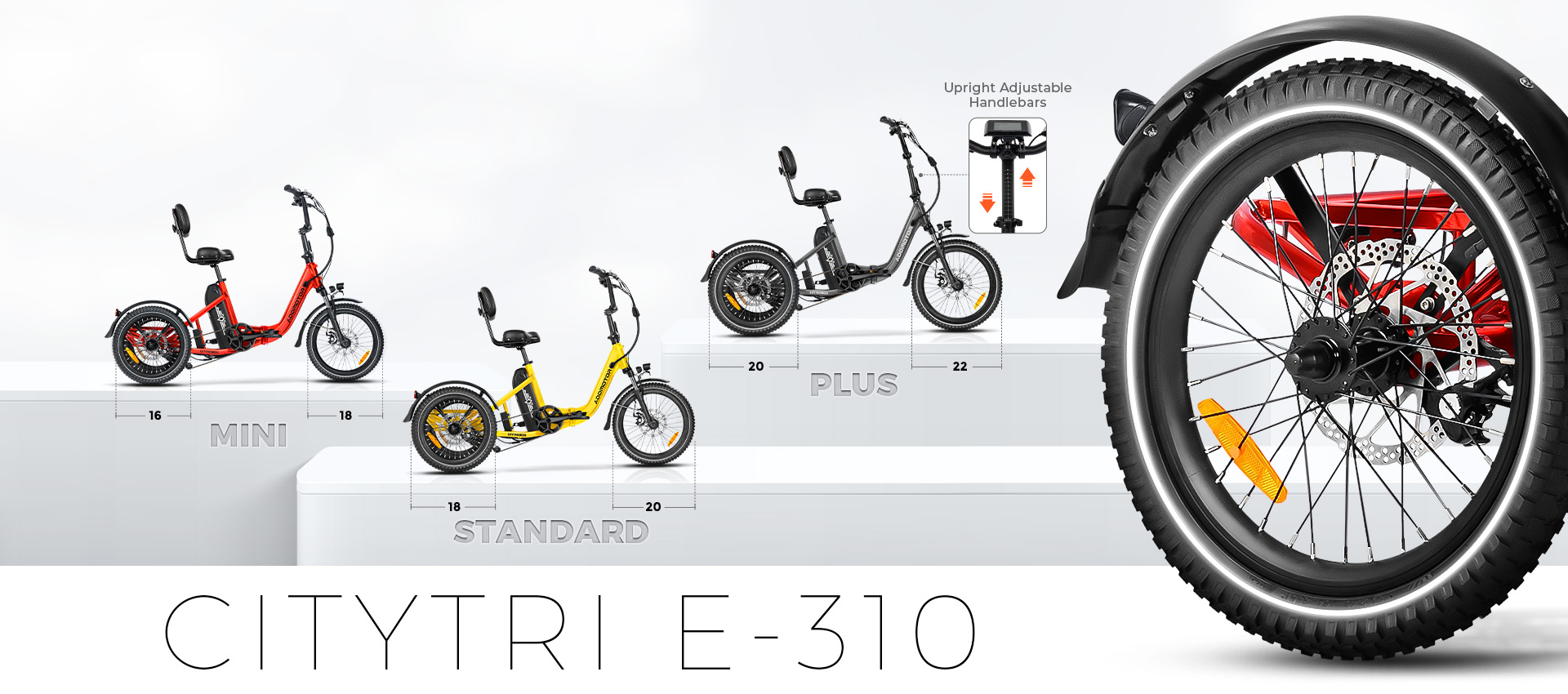 Triciclo eléctrico Addmotor Citytri E-310: la forma más económica de andar  con estilo - Dirt Bike Magazine