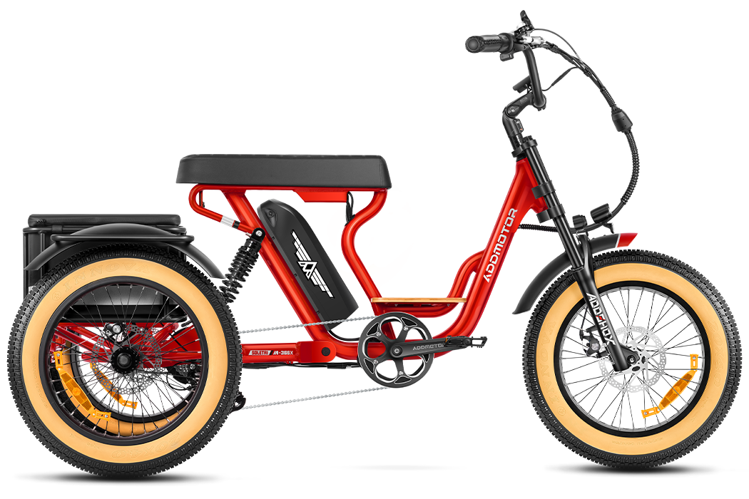 whole frame of soletri electric trike