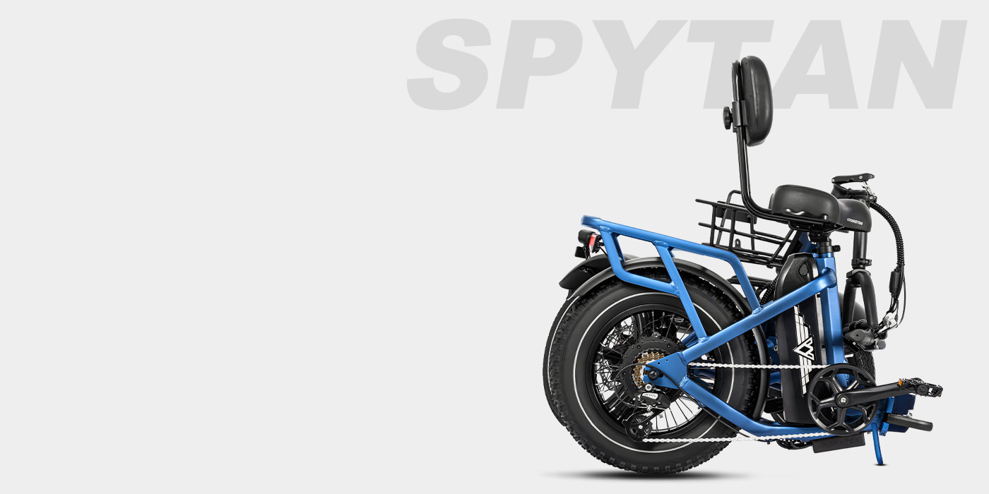 Folding structure of SPYTAN ebike