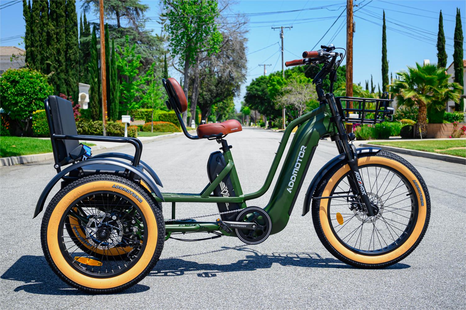 Greattan L electric trike with passenger seat