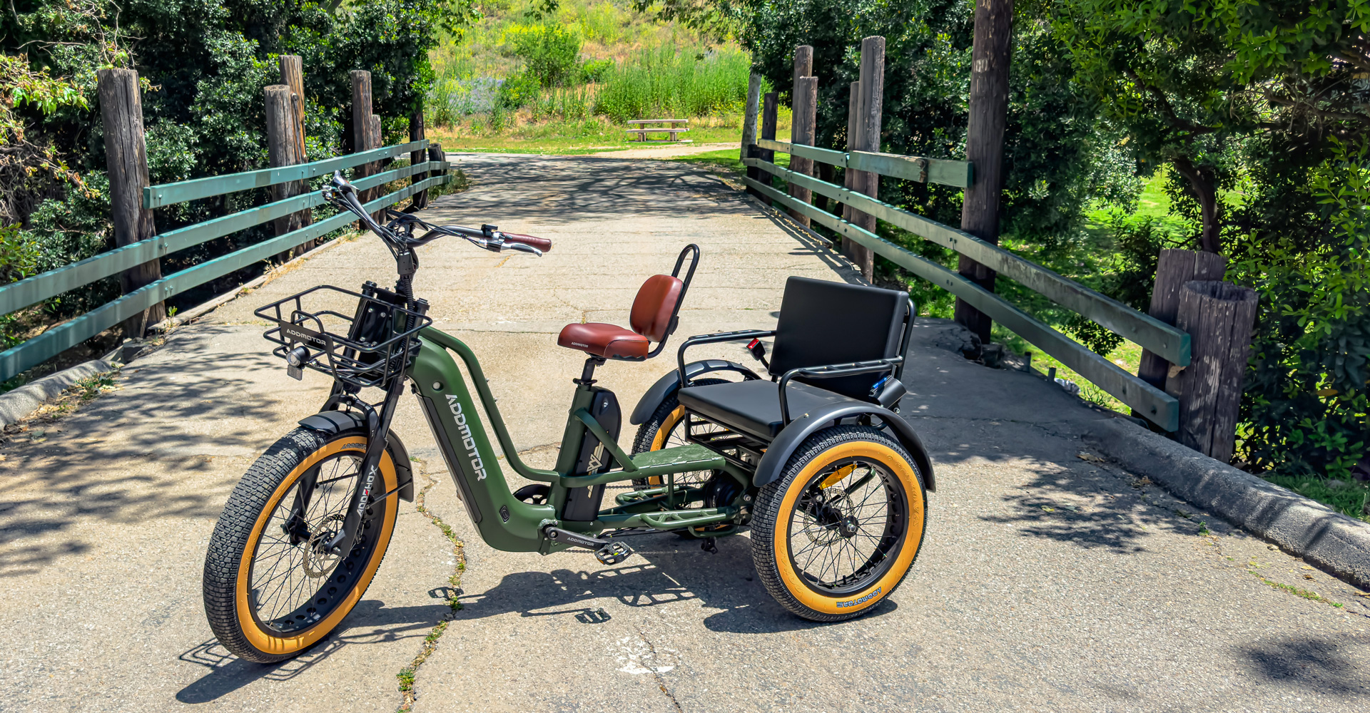 Dual-Battery Electric Trike with Passenger Seat | GREATTAN L