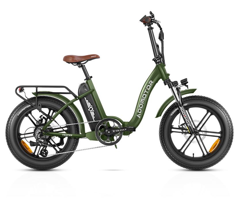 Green FOLDTAN M-140 Fodable Electric Bike