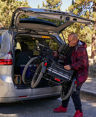 folding electric trike can fit in truck