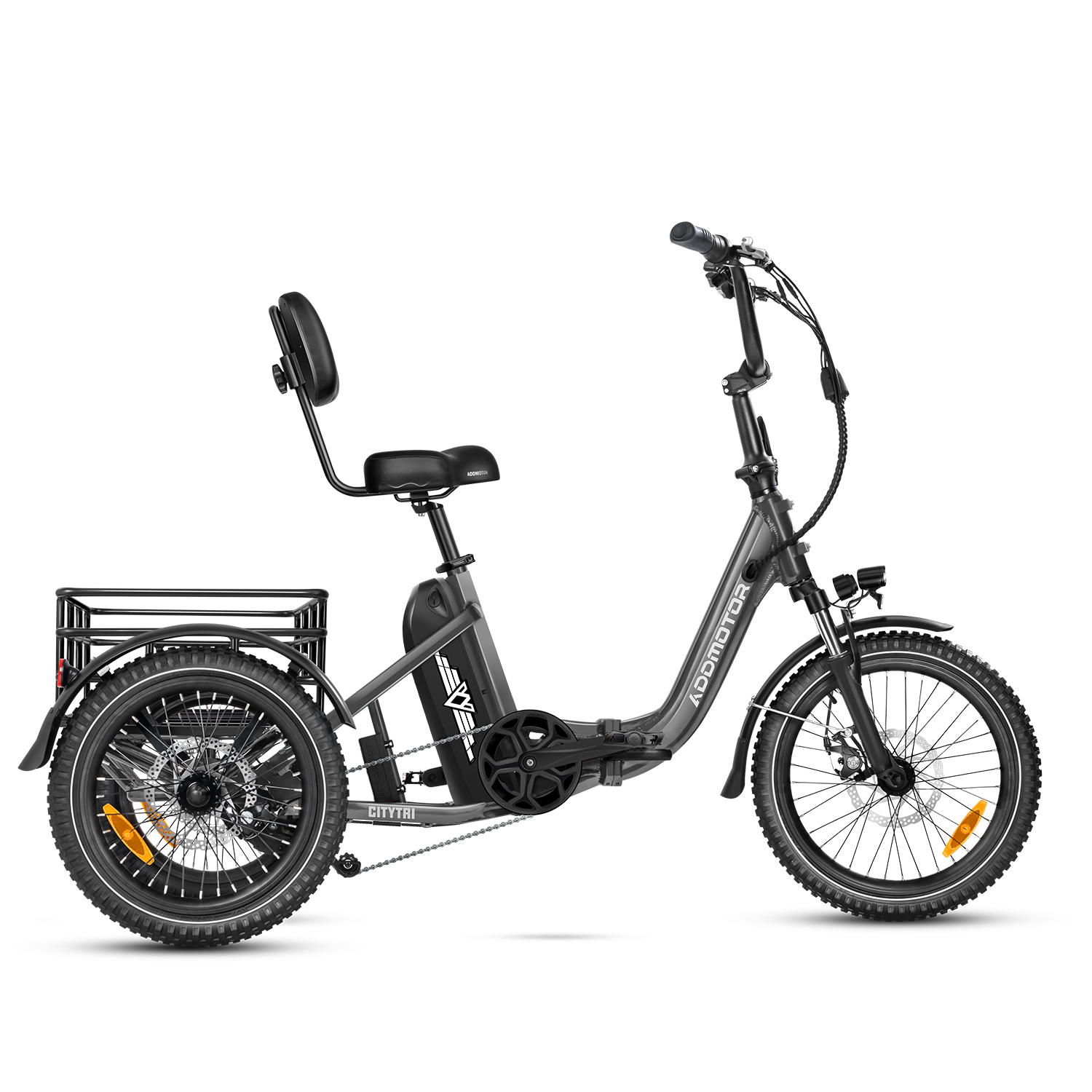 Addmotor Citytri electric trike in grey