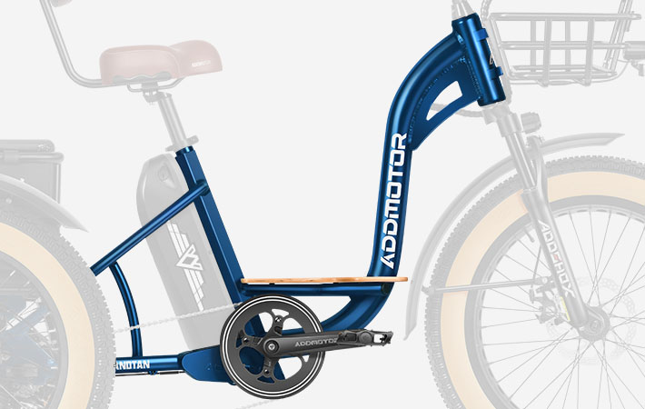 Durable electric tricycle frame