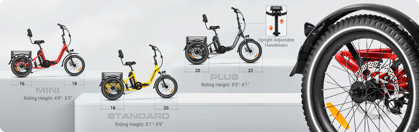 Citytri E-310 riding height