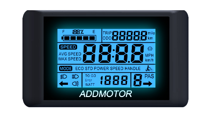 GRANDTAN X Electric Tricycle's lcd display