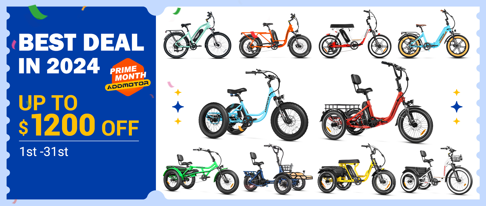 addmotor electric bike prime month sale