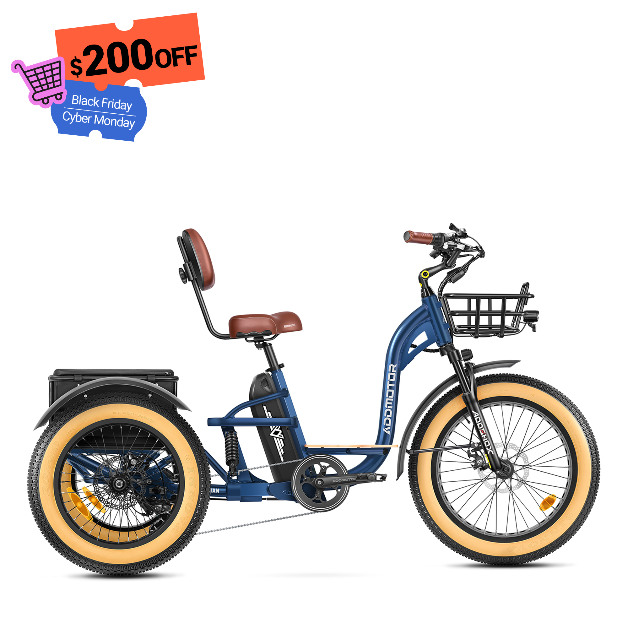 GRANDTAN X Electric Trike with $200 OFF