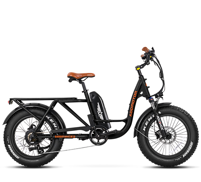 M-81 Cargo Electric Bike in Black