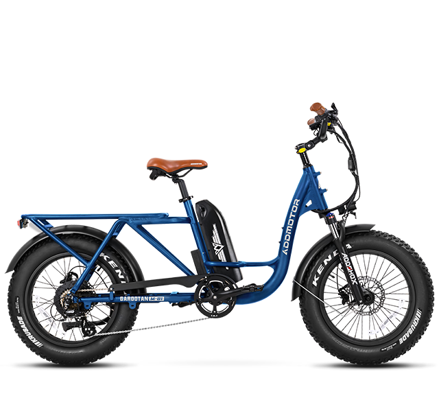 M-81 Cargo Electric Bike in Neptune Blue