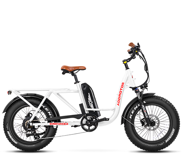 M-81 Cargo Electric Bike in White