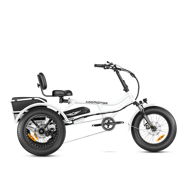 Arisetan M-360 Mini Electric Trike in White