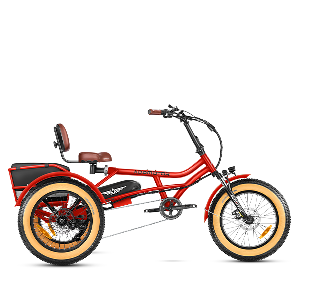 Arisetan M-360 Electric Trike in Red