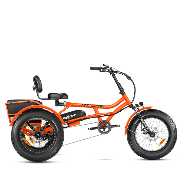 Arisetan M-360 Electric Trike in Orange