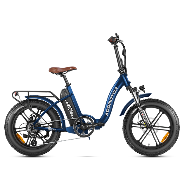 Foldtan M-140 Folding Electric Trike in Neptune Blue