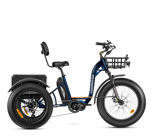 Grandtan Turbo Mid-drive E-Trike in Starry Blue