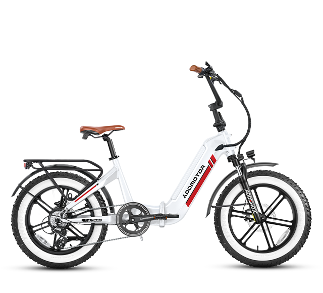 Foldtan M-160 Folding E-bike in White