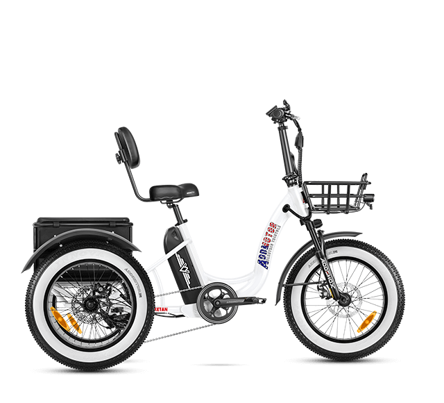 Triketan M-330 Electric Tricycle in White