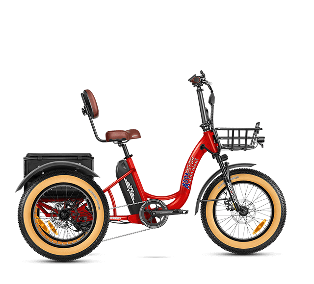 Triketan M-330 Electric Tricycle in Red