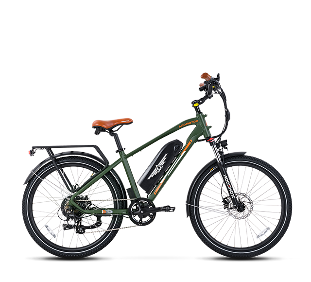 Citypro E-53 E-Bike in Army Green