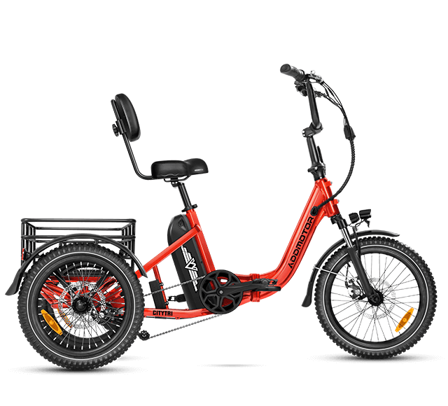 Addmotor Citytri E-310 E-trike in Red