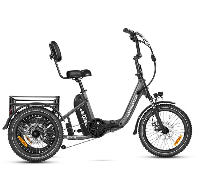 Addmotor Citytri E-310 Folding E-Trike in Grey