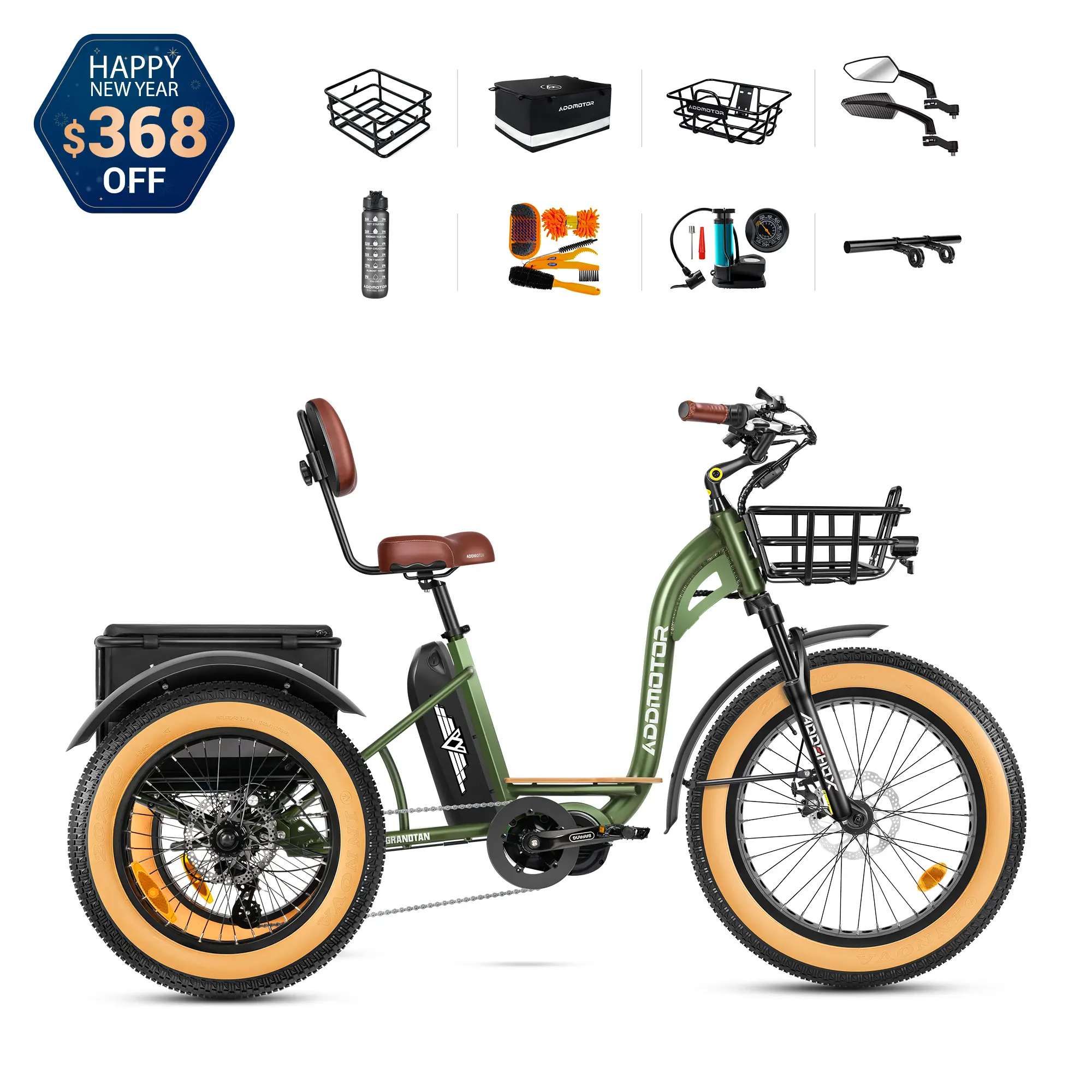 Electric fat tire tricycle deals