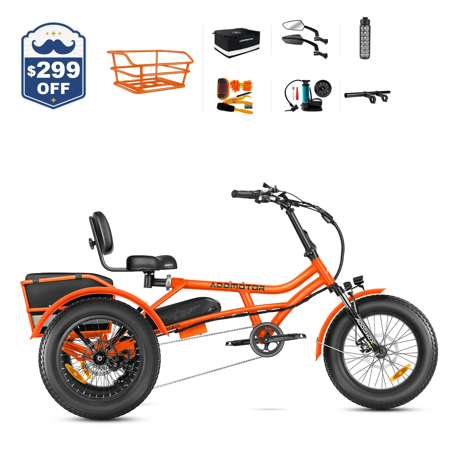 Arisetan II M-360 Mini Semi-Recumbent eTrike