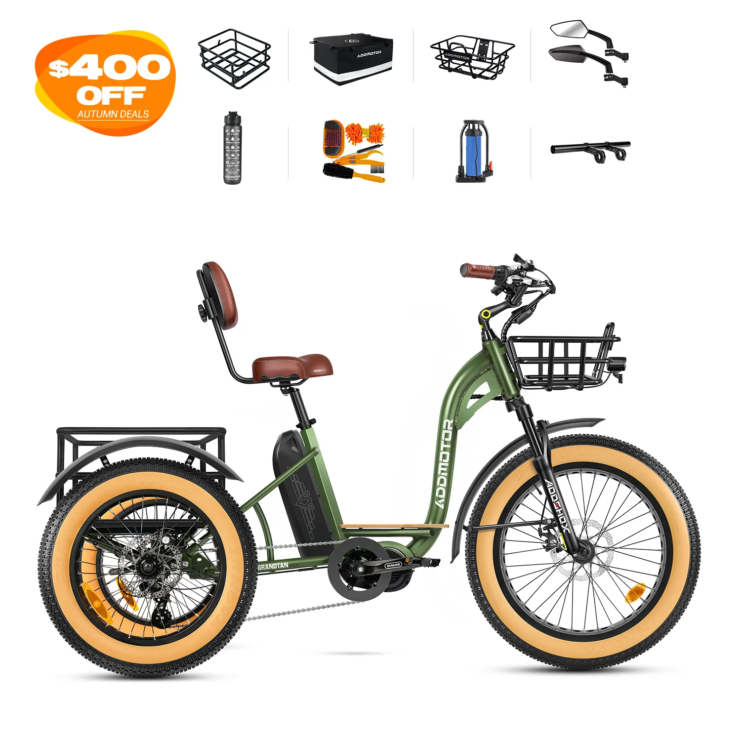 Grandtan Turbo Mid-Drive eTrike
