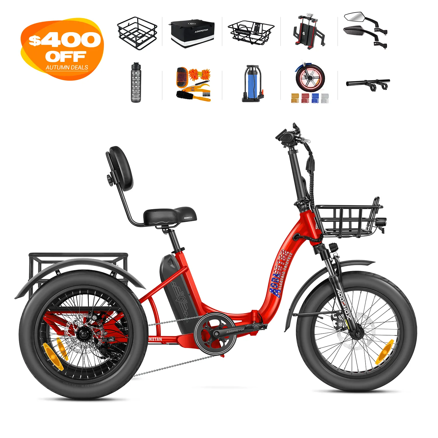 Triketan M-330F Folding eTrike