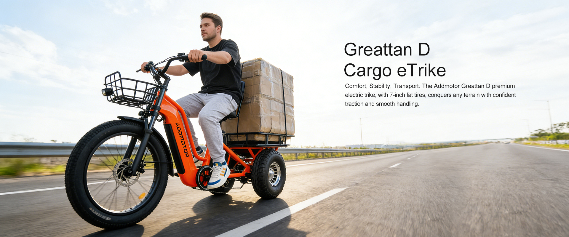 Addmotor Grandtan D Electric Cargo Trike